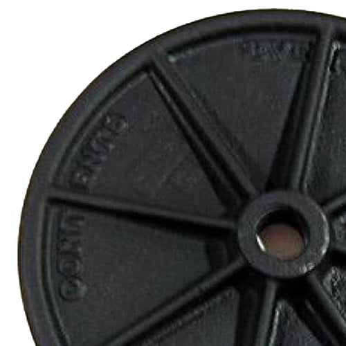 Heavy-duty cast metal pressing disc made in USA for use with 8 quart stuffer, ideal for Kitchen & Food, Specialty Equipment, Butchering Supplies, USA Made, Best Sellers, and Promo Eligible collections.