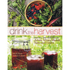 Book cover featuring fresh garden herbs and berries in a wooden bowl above jars of preserved beverages, showcasing recipes for homemade juices and fermented drinks, ideal for Toys, Books & Games and Canning and Preserving Books collections.