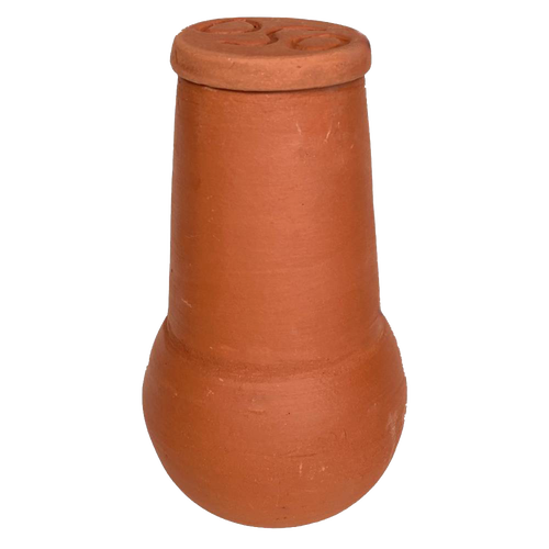 Unglazed terra cotta watering pot in natural clay color, handcrafted for efficient irrigation in small gardens and planters, featured in Farm, Garden & Tool, Garden Accessories, and Best Sellers collections.