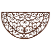 Half-round cast iron doormat with intricate Victorian scrollwork, handcrafted for timeless charm in Home & Decor, Decor, Best Sellers, and Promo Eligible collections.