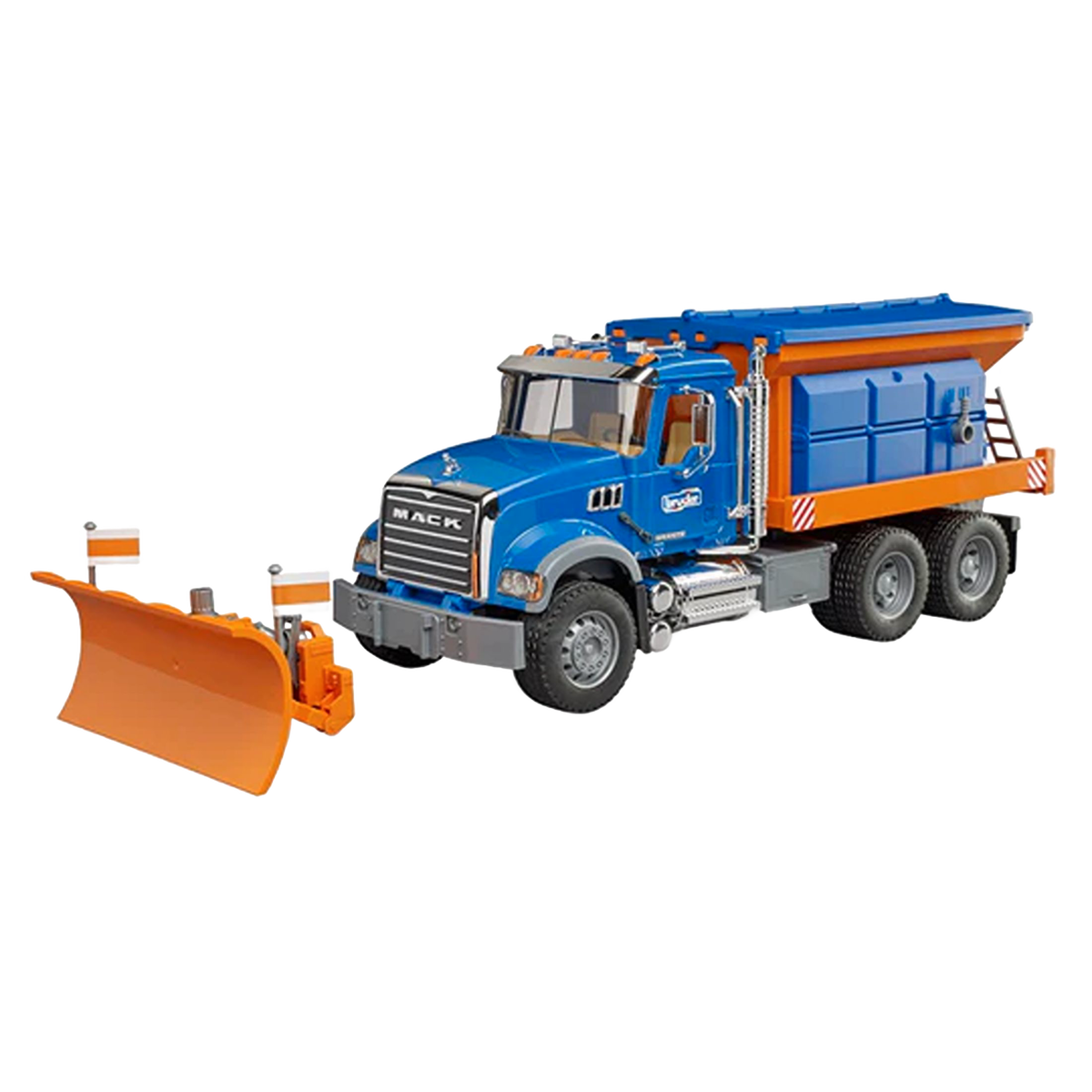 Bruder Toys MACK Granite Winter Service Truck with Snow Plow