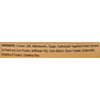 Close-up of ingredient list on a chicken soup base container, highlighting natural components like hydrolyzed vegetable protein, chicken broth, and turmeric extract, ideal for Kitchen & Food and Pantry collections.