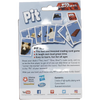 Back of a Pit card game box showing colorful resource cards like platinum, gold, cattle, oil, rice, gas, silver, cocoa, and bear, highlighting it as a fast, fun trading card game for ages 7 and up in Toys, Books & Games, Games and Puzzles, Table and Board Games, and Best Sellers collections.