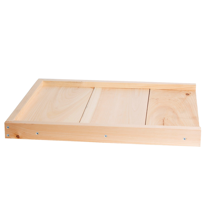 Handcrafted solid wooden base board for a 10-frame hive, made in the USA by Amish artisans, featured in Farm, Garden & Tool and Beekeeping Supplies collections.