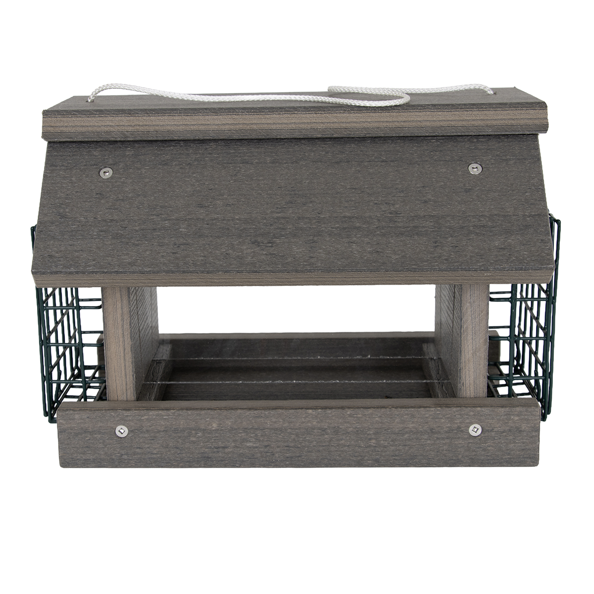 Large Polywood Bird Feeder with Suet Bin – Amish Made