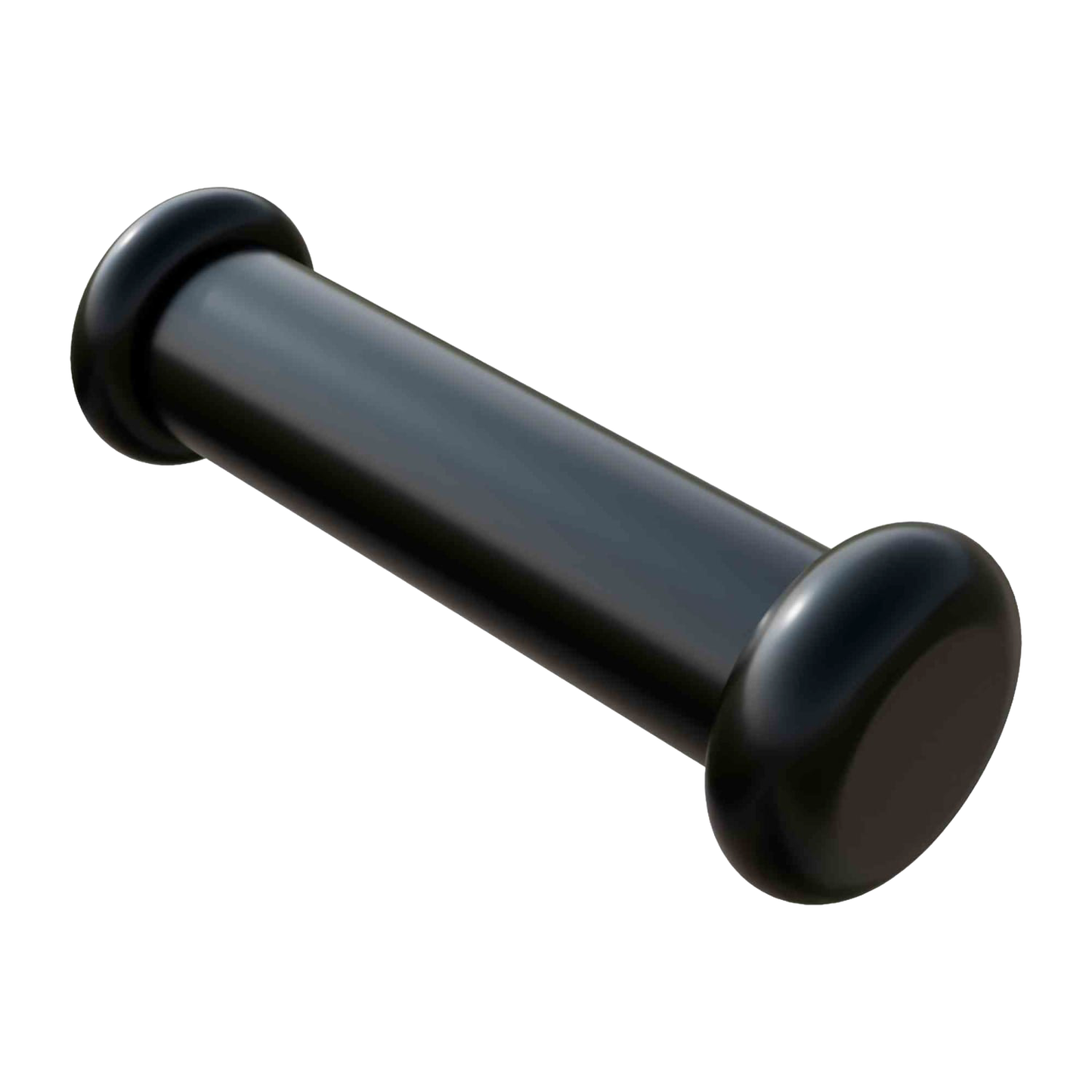 Black cylindrical handle grip with flared rounded ends, designed for durable use in deep well pump assemblies, part of Appliances, USA Made, and Water Pumps collections.