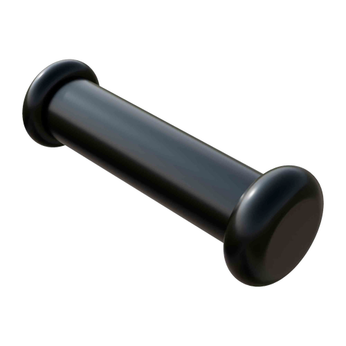 Black cylindrical handle grip with flared rounded ends, designed for durable use in deep well pump assemblies, part of Appliances, USA Made, and Water Pumps collections.
