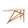 Handcrafted wooden ironing board with a sturdy maple and birch frame, showcasing Amish-made quality and durability, ideal for Home & Decor and Laundry Supplies collections.