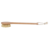 Long-handled bath brush with firm Tampico bristles and smooth oiled beechwood handle featuring a hanging loop, handcrafted for deep exfoliation in Health & Wellness, Grooming and Personal Hygiene, Best Sellers, and Promo Eligible collections.