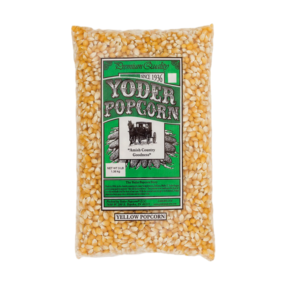 Handcrafted 6 lb bag of traditional large yellow popcorn kernels, made in USA, ideal for Kitchen & Food, Snacks and Sweets, Popcorn, and Best Sellers collections.