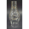 Clear glass chimney with a bulged shape designed for lamps, handcrafted for durability and clarity, suitable for Lamps & Lighting, Parts and Accessories, Chimneys and Globes, and Best Sellers collections.