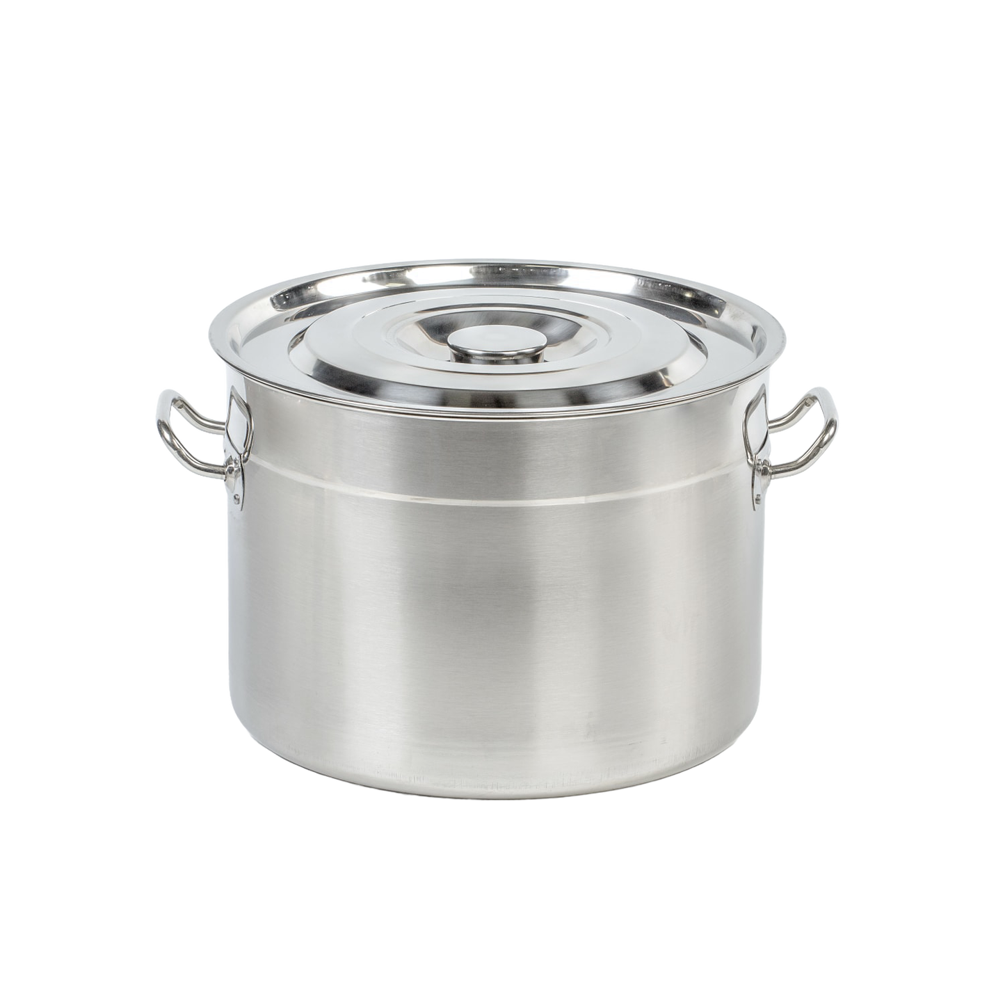 Stainless steel 20-quart canner and stockpot with lid, designed for food preservation, water bath canning, and versatile kitchen use in pots and pans and food preservation collections.
