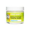 Jar of handcrafted alkalizing peppermint brushing soap for oral care, designed to promote enamel health and neutralize acids, featured in Health & Wellness and Grooming collections.