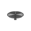 Round cast iron insert with concentric cut-out rings designed for a griddle plate, ideal for outdoor grilling and camping in Farm, Garden & Tool and Stoves collections.