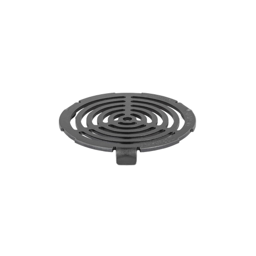Round cast iron insert with concentric cut-out rings designed for a griddle plate, ideal for outdoor grilling and camping in Farm, Garden & Tool and Stoves collections.