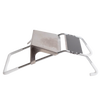 Handcrafted mandoline-style vegetable slicer with stainless steel blade and white frame, designed for uniform slicing in Kitchen & Food, Food Prep, Choppers and Cutters collections.