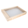 Handcrafted Amish-made wooden screen base with fine mesh for 10-frame bee hives, designed to monitor varroa mites, ideal for Farm, Garden & Tool, Beekeeping Supplies, and USA Made collections.