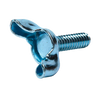 Metal winged thumb screw with threaded shaft designed as a replacement part, featured for use in Farm, Garden & Tool and Apple Harvest Supplies collections.