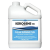 One-gallon white plastic container of Crown 1-K kerosene, a clean burning fuel made in USA, ideal for heaters, lanterns, stoves, and included in farm, garden, emergency, and lamp fuel supplies.