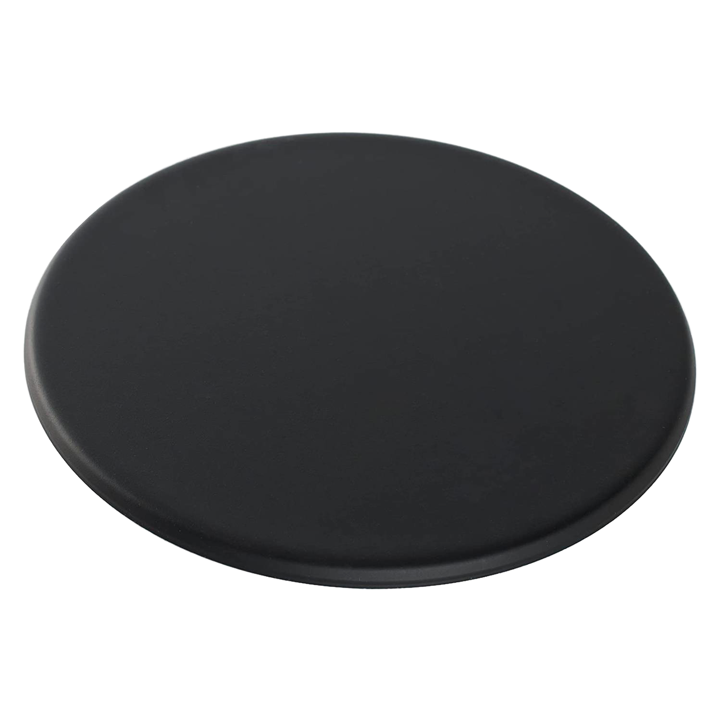 Handcrafted black heat diffuser plate creating an even, flat cooking surface for gas and electric stoves, designed for Kitchen & Food, Kitchen Gadgets, Cooking and Baking Helpers, USA Made, and Best Sellers collections.