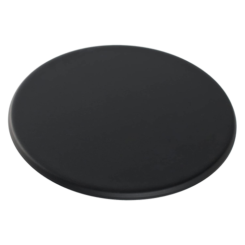 Handcrafted black heat diffuser plate creating an even, flat cooking surface for gas and electric stoves, designed for Kitchen & Food, Kitchen Gadgets, Cooking and Baking Helpers, USA Made, and Best Sellers collections.