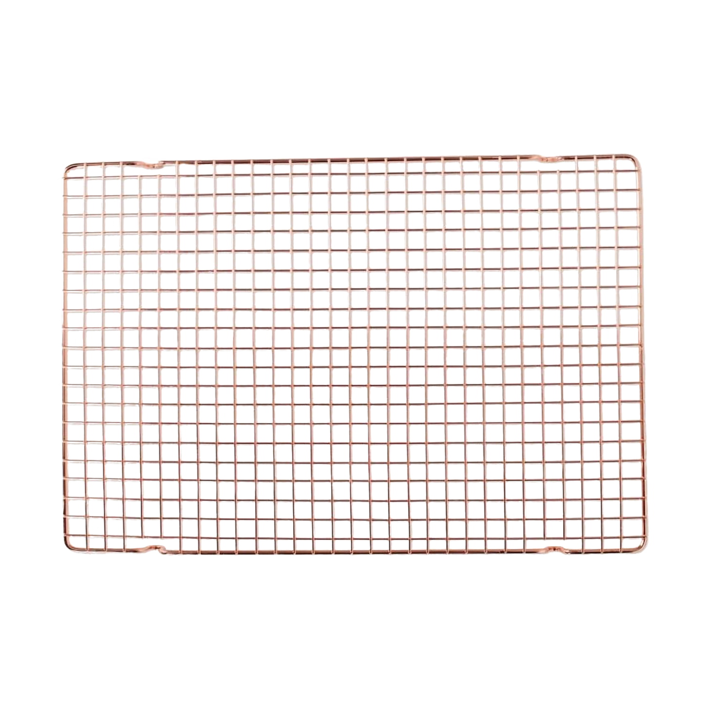 Handcrafted copper-plated steel cooling grid with a narrow square pattern and thin profile, ideal for Kitchen & Food, Cookware, Baking Supplies, Pots and Pans, Best Sellers, and Promo Eligible collections.