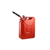 Sturdy red steel jerry can holding 20 liters of fuel, featuring a safety spout and adapter, designed for reliable use in Farm, Garden & Tool, Emergency Supplies, and Best Sellers collections.