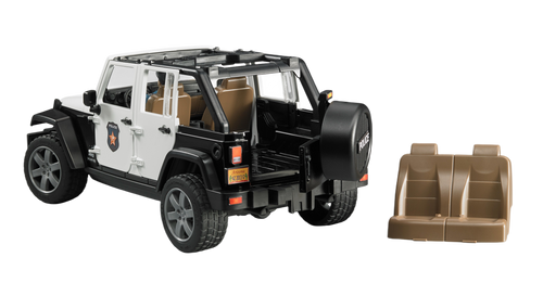 Bruder Toys Jeep Wrangler Rubicon Police Vehicle with Officer