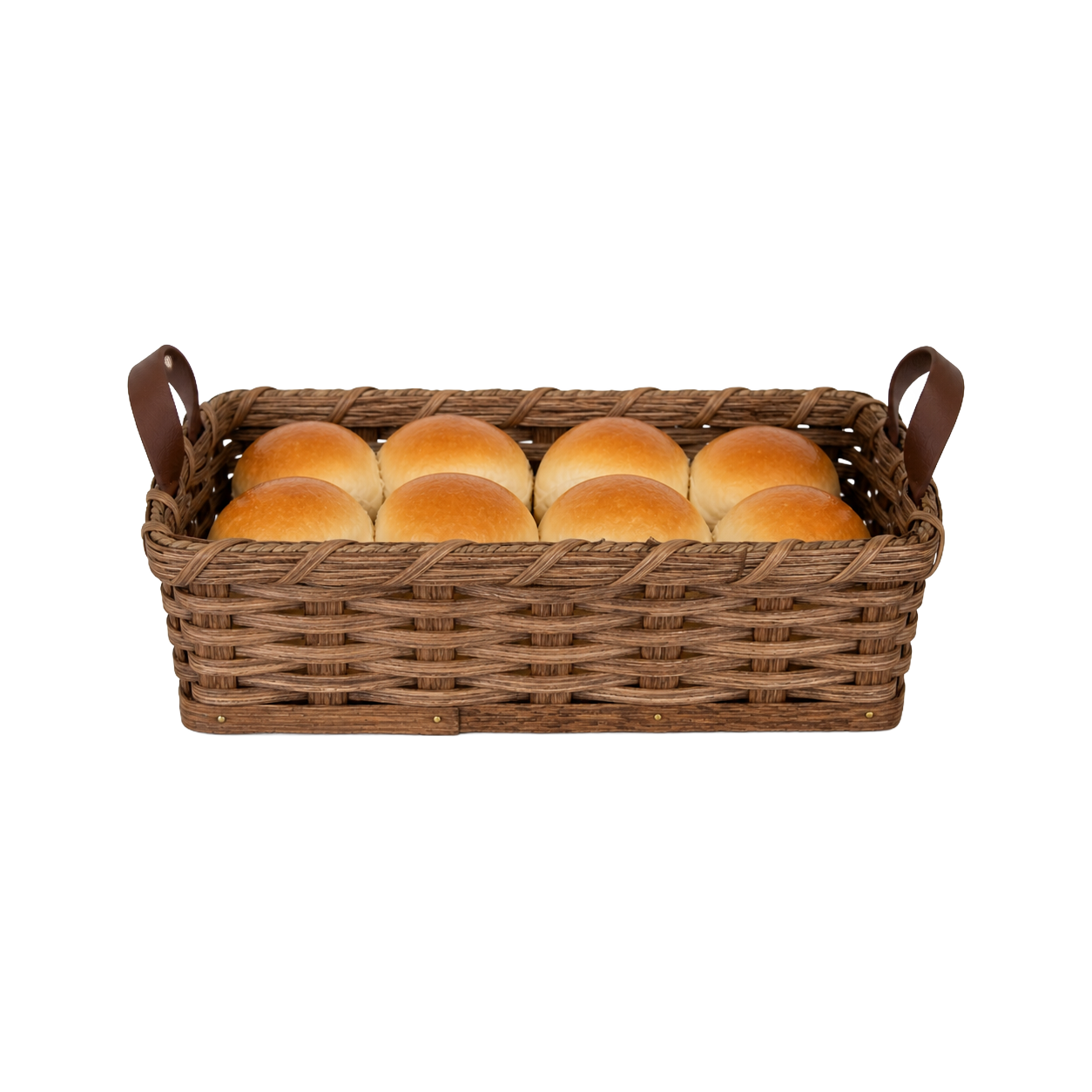 Handwoven Dinner Roll Basket - Amish Made