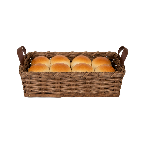 Handwoven Dinner Roll Basket - Amish Made