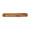 Handmade Acacia hardwood baguette slicer with evenly spaced grooves for perfect loaf cutting, ideal for Kitchen & Food, Food Prep, and Kitchen Gadgets collections.