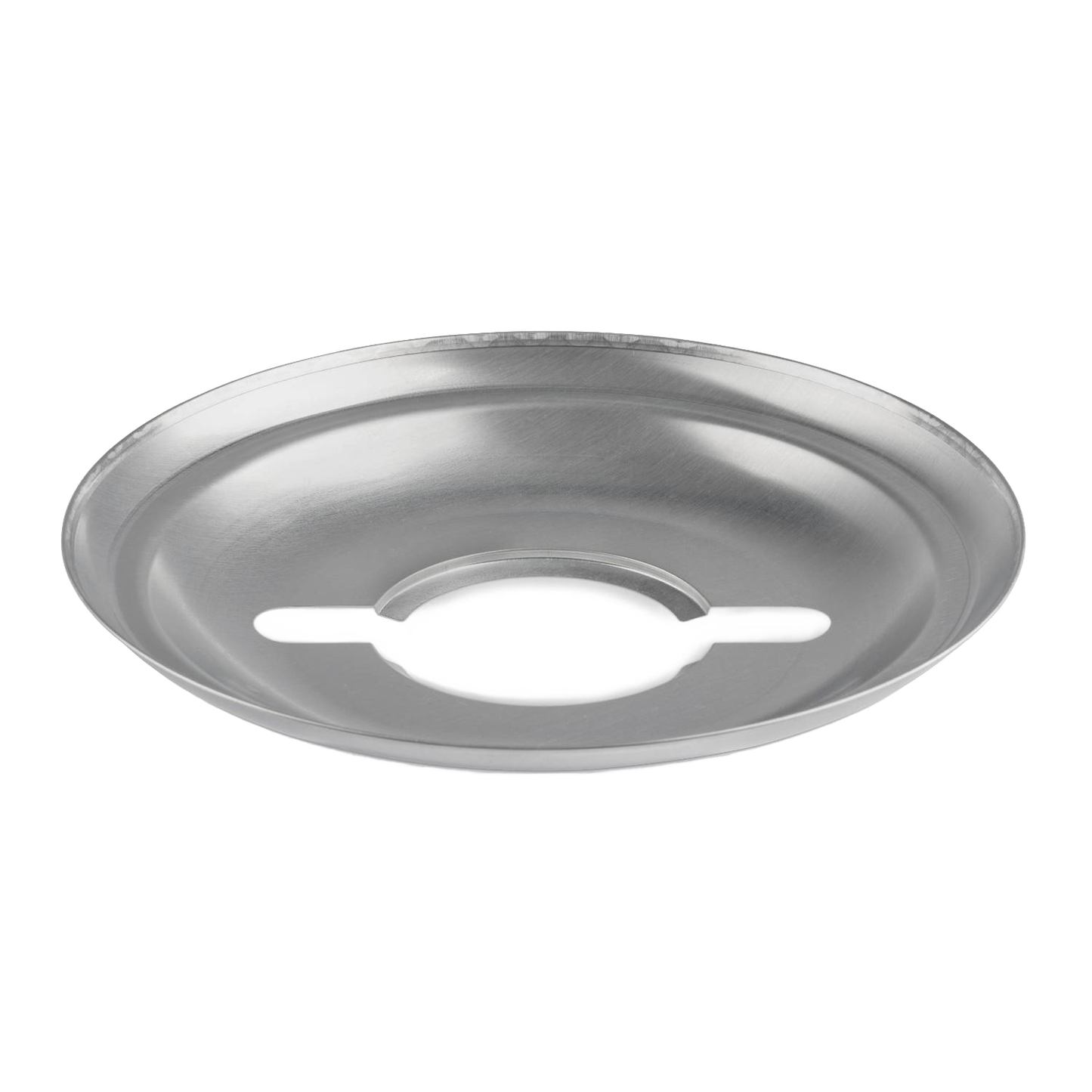 Handcrafted steel lantern reflector shade in natural finish, designed to direct light downward for glare control and protect the glass globe, featured in Lamps & Lighting, Emergency Supplies, Oil Lamps, Best Sellers, and Promo Eligible collections.