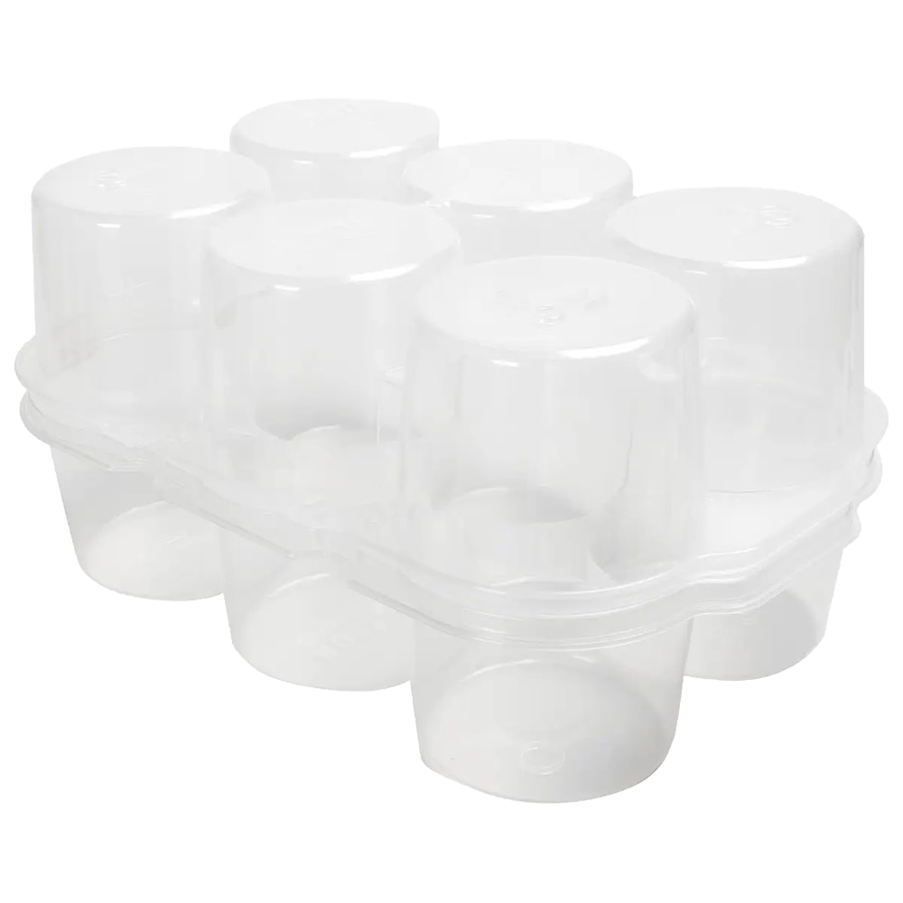 Transparent handcrafted storage container designed to keep canning jars separated and secure, ideal for Kitchen & Food, Canning Accessories, and Food Preservation collections.
