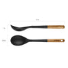 STAUB Silicone Serving Spoon with Acacia Wood Handle
