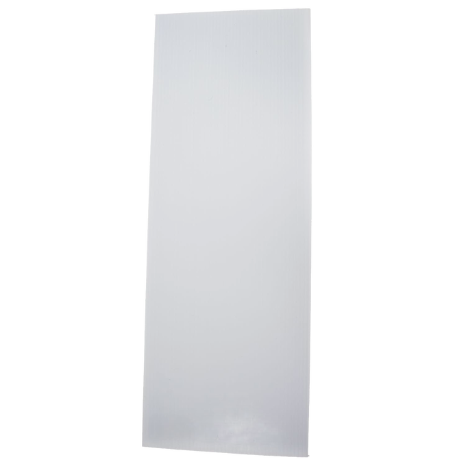 Handcrafted Amish-made Coroplast debris board in white, designed to slide easily into a 5-frame screen base, ideal for beekeeping and farm, garden, and tool collections.