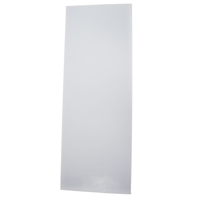Handcrafted Amish-made Coroplast debris board in white, designed to slide easily into a 5-frame screen base, ideal for beekeeping and farm, garden, and tool collections.
