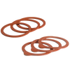 Set of natural ochre rubber sealing rings handcrafted for canning jars, ideal for Kitchen & Food, Food Preservation, and Canning accessories in a pack of 24.