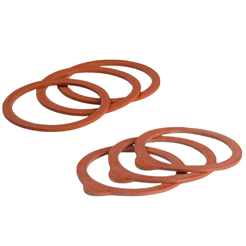 Set of natural ochre rubber sealing rings handcrafted for canning jars, ideal for Kitchen & Food, Food Preservation, and Canning accessories in a pack of 24.