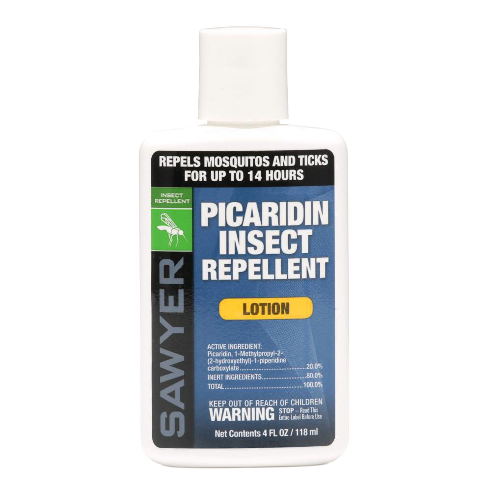 Bottle of premium insect repellent lotion with 20% Picaridin, effective against mosquitoes and ticks for up to 14 hours, ideal for Farm, Garden & Tool, Camping, Balms, Creams and Lotions, and Best Sellers collections.