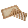 German-Made Bread Board with Crumb Tray – 16"x10"