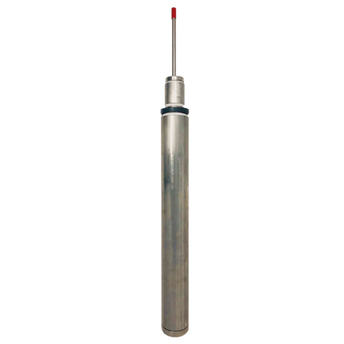 Handcrafted deep-lifting water well cylinder with seal kit in polished metal, made in USA, designed for durable performance in water pumps and deep well pump installations.