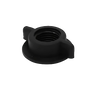 Handcrafted black plastic replacement part for gravity water filters, designed for durability and compatibility with water heating and treatment, appliances, and emergency supplies collections.