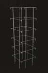 Pair of handcrafted collapsible square steel tomato cages with durable 9-gauge galvanized wire, designed for garden support, featured in Farm, Garden & Tool, Seeds and Planting, USA Made, and Best Sellers collections.
