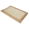 German-Made Bread Board with Crumb Tray – 16"x10"