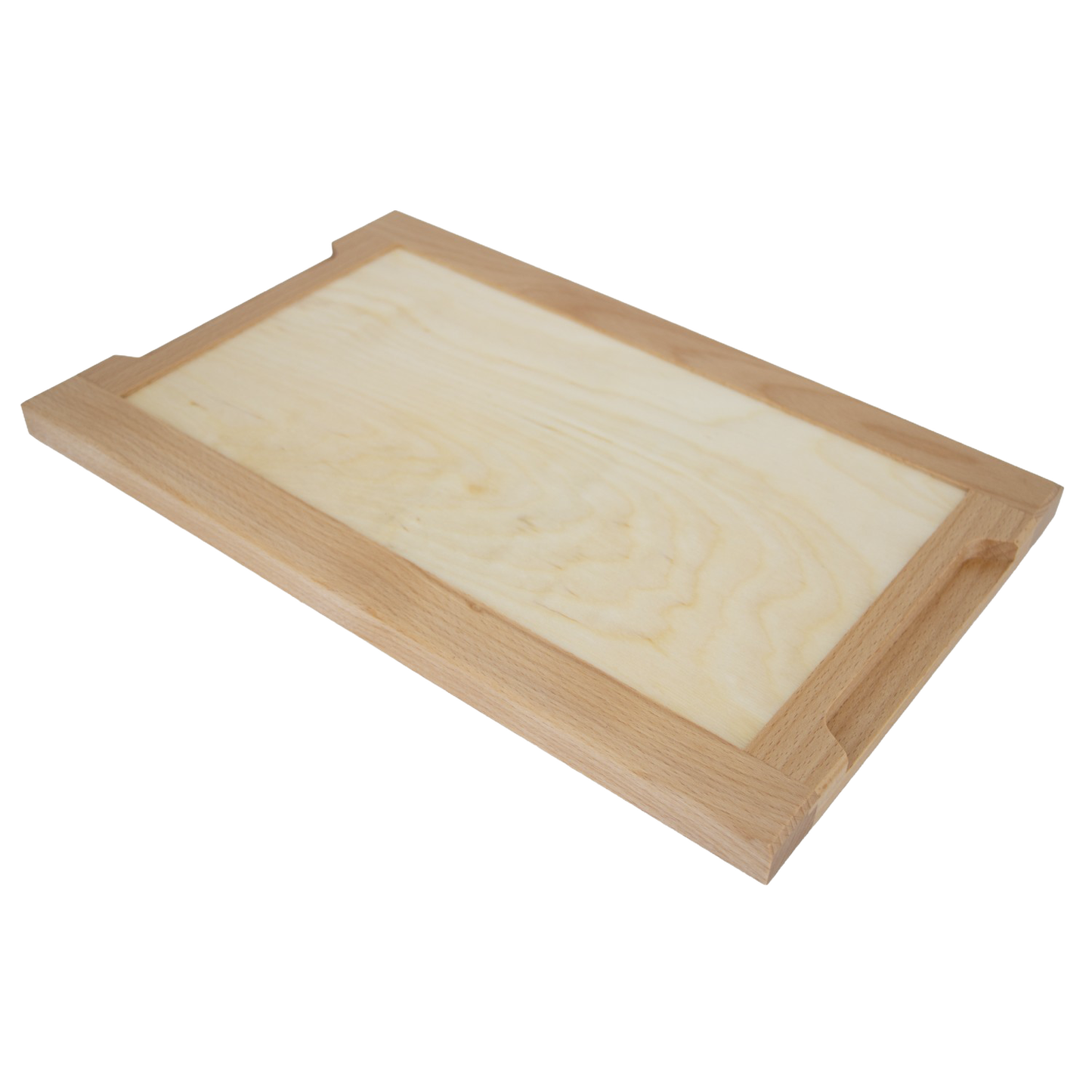 German-Made Bread Board with Crumb Tray – 16"x10"