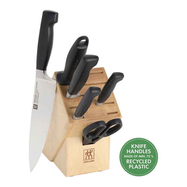 ZWILLING Four Star Eco 7-Piece Knife Block Set