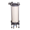 Freestanding high-capacity water-powered sausage stuffer with durable cylindrical chamber and metal frame, handcrafted and Amish made, suitable for Kitchen & Food, Butchering Supplies, and USA Made collections.