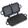 Lehman's Kitchen Compact Cast Iron Flip Griddle & Sandwich Press