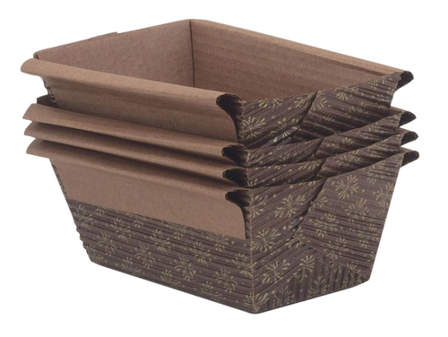 Paper Loaf Baking Pans - 5.25" x 3.5" (Set of 4)