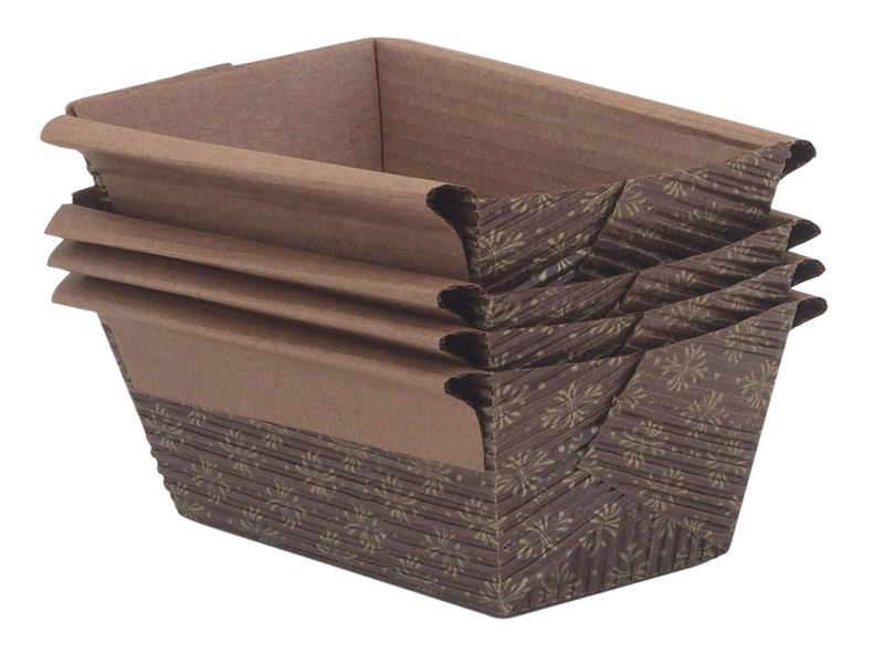 Paper Loaf Baking Pans - 5.25" x 3.5" (Set of 4)